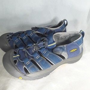 Keen Newport H2 Sandals Blue Waterproof Sport Shoes Boys Big Kids Youth Size 4